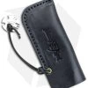 GEC Johnny On The Spot Leather Pocket Knife Sleeve - Black