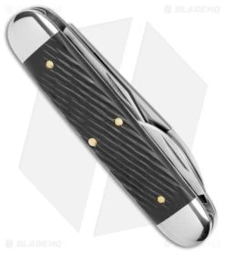 GEC Tidioute Cutlery Johnny On The Spot Pocket Knife Black Texdel (2.65" Satin) -The Family Tools Shop GEC Tidioute Cutlery Johnny On the Spot Pocket Knife Black Texdel Satin BHQ 172987 jr side