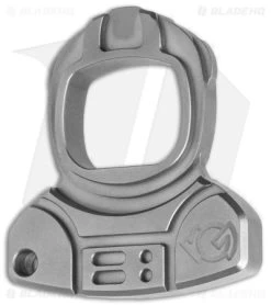 Gish Tools AstroPop Nuck Defense Tool - Blasted Stainless Steel -The Family Tools Shop Gish Tools AstroPop Nuck Defense Tool Blasted SS BHQ 147650 jr side