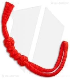 Tallen Knotted Paracord Lanyard - Red