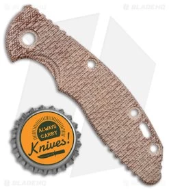 Hinderer Knives 3" XM-18 Natural Textured Micarta Replacement Scale -The Family Tools Shop Hinderer Knives 3in XM 18 Natural Textured Micarta Replacement Scale BHQ 179565 jr bottlecap
