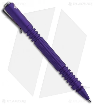Hinderer Knives Aluminum Investigator Pen (Matte Purple) 4 Hinderer Knives Aluminum Investigator Pen (Matte Purple) - Image 2