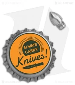 Hinderer Knives Investigator Pen Attachment Bullet End Stainless Steel -The Family Tools Shop Hinderer Knives Investigator Pen Attachment Bullet End SS BHQ 136393 jr bottlecap