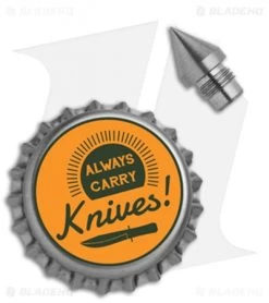 Hinderer Knives Investigator Pen Attachment Warhead End - Titanium -The Family Tools Shop Hinderer Knives Investigator Pen Attachment Warhead End Ti BHQ 115206 jr bottlecap