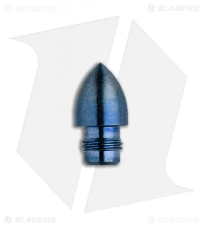 Hinderer Knives Investigator Pen Attachment Bullet End TI Blue 3 Hinderer Knives Investigator Pen Attachment Bullet End TI Blue