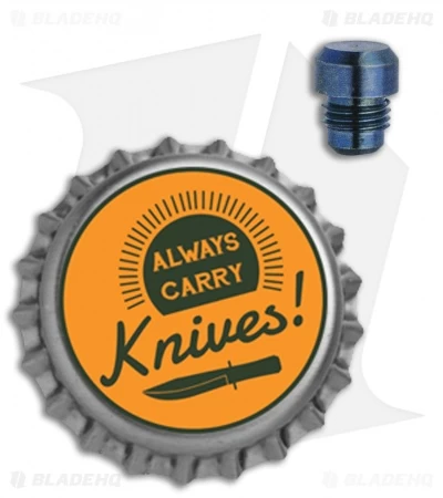 Hinderer Knives Investigator Pen Attachment Flat End - TI Blue 4 Hinderer Knives Investigator Pen Attachment Flat End - TI Blue - Image 2