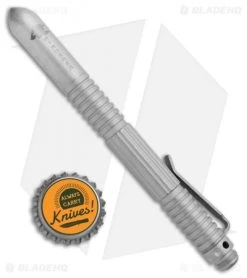 Hinderer Knives Stainless Steel Extreme Duty Modular Self Defense Pen (Working) -The Family Tools Shop Hinderer Knives SS Extreme Duty Modular Self Defense Pen Working Finish BHQ 109172 jr bottlecap