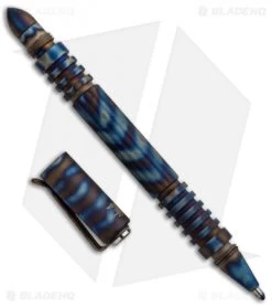 Hinderer Knives Titanium Investigator Pen (Flamed/Blasted) -The Family Tools Shop Hinderer Knives Ti Investigator Pen Flamed Blasted BHQ 91257 jr open