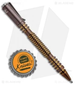 Hinderer Knives Spiral Investigator Pen Ti (Bronze) -The Family Tools Shop Hinderer Knives Ti Spiral Investigator Pen Bronze BHQ 96321 jr bottlecap