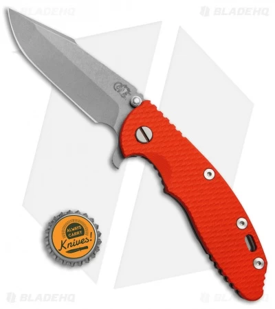 Hinderer Knives XM-18 3.5 Harpoon Spanto Knife Orange G-10 (Working) 6 Hinderer Knives XM-18 3.5 Harpoon Spanto Knife Orange G-10 (Working) - Image 4