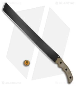 Hoback Knives The Path Machete Green Micarta (18" Black) HOB035B -The Family Tools Shop Hoback Knives The Path Green Micarta Machete Black DLC BHQ 178102 jr bottlecap