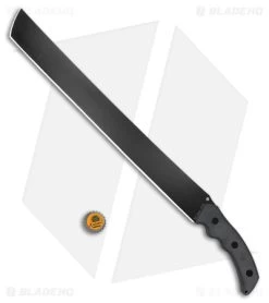 Hoback Knives The Way Machete Black Micarta (18" Black) HOB034B -The Family Tools Shop Hoback Knives The Way Black Micarta Machete Black DLC BHQ 178100 jr bottlecap