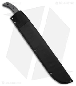 Hoback Knives The Way Machete Black Micarta (18" Black) HOB034B -The Family Tools Shop Hoback Knives The Way Black Micarta Machete Black DLC BHQ 178100 jr sheath