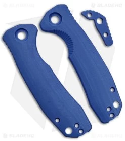 Honey Badger Knives Small Handle Set Blue G-10
