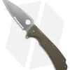 Daggerr Discover Knives Resident Liner Lock Knife Olive FRN (3.5" Stonewash) -The Family Tools Shop IMG 614611