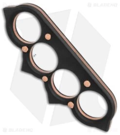 JB Knife And Tool The Rake Knuckle - Copper/Black G-10 8 JB Knife And Tool The Rake Knuckle - Copper/Black G-10 -The Family Tools Shop JB Knife and Tool The Rake Knuckle Copper BHQ 146292 jr bottom