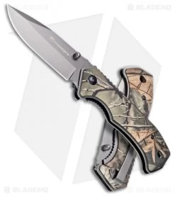 Kilimanjaro Medium Victus Folding Knife Green Camo Rubber (3" Gray) 910089 -The Family Tools Shop Kilimanjaro Medium Victus Green Camo Rubber Gray BHQ 55356 er side