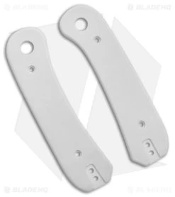 KNAFS Lander Knife Scales White G-10