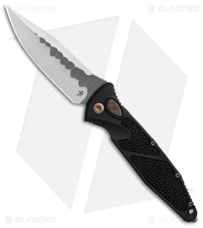 Marfione Custom Socom Elite Automatic Knife W/ Stingray Skin (4" Satin) 3 Marfione Custom Socom Elite Automatic Knife W/ Stingray Skin (4" Satin)