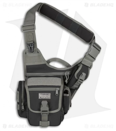 Maxpedition Fatboy Versipack Black/Foliage Shoulder Sling Pack Bag 0403BF 3 Maxpedition Fatboy Versipack Black/Foliage Shoulder Sling Pack Bag 0403BF