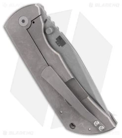 McNees Knives MAC2-3.5 Ti Frame Lock Knife (3.5" Matte SW) MagnaCut -The Family Tools Shop McNees Knives MAC2 3 side
