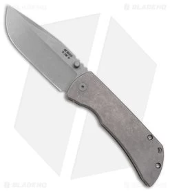 McNees Knives MAC2-3.5 Ti Frame Lock Knife (3.5" Matte SW) MagnaCut