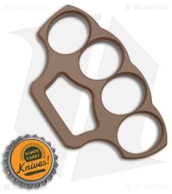 McNees McNucks "Be Nice" Aluminum Knuckles FDE Cerakote (0.5" Thick) 9 McNees McNucks "Be Nice" Aluminum Knuckles FDE Cerakote (0.5" Thick) -The Family Tools Shop McNees McNucks Be Nice Aluminum Knuckles FDE Cerakote Thick BHQ 179141 jr bottlecap