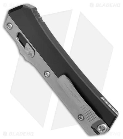 Microtech Glykon Signature Series OTF Auto Knife Black Aluminum + Ti (3.75" SW) 5 Microtech Glykon Signature Series OTF Auto Knife Black Aluminum + Ti (3.75" SW) - Image 3