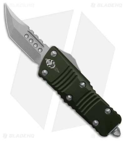 Microtech Mini Troodon Hellhound SS Automatic OTF Knife OD Green (1.9" SW) 3 Microtech Mini Troodon Hellhound SS Automatic OTF Knife OD Green (1.9" SW)