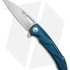 Mikov Elipt Liner Lock Knife Blue Aluminum (3.75" Stonewash)