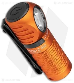 Olight Perun 2 Mini Rechargeable Flashlight Cool LED Orange (1100 Lumens) 12 Olight Perun 2 Mini Rechargeable Flashlight Cool LED Orange (1100 Lumens) -The Family Tools Shop Olight Perun 2 Mini Rechargeable Flashlight Cool LED Orange 1100 Lumens BHQ 178785 jr top