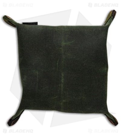 PNW Bushcraft EDC Travel/Dump Tray - Camo/OD Green Waxed Canvas 5 PNW Bushcraft EDC Travel/Dump Tray - Camo/OD Green Waxed Canvas - Image 3