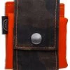 PNW Bushcraft Rugged Waxed Foraging Pouch Hip Bag - Camo/Orange Canvas 2 PNW Bushcraft Rugged Waxed Foraging Pouch Hip Bag - Camo/Orange Canvas -The Family Tools Shop PNWBushcraft Camo Orange Waxed Canvas Hip Pouch BHQ 176412 jr