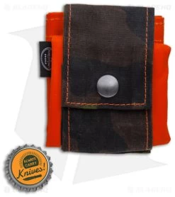 PNW Bushcraft Rugged Waxed Foraging Pouch Hip Bag - Camo/Orange Canvas 9 PNW Bushcraft Rugged Waxed Foraging Pouch Hip Bag - Camo/Orange Canvas -The Family Tools Shop PNWBushcraft Camo Orange Waxed Canvas Hip Pouch BHQ 176412 jr bottlecap