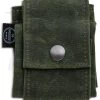 PNW Bushcraft Rugged Waxed Foraging Pouch Hip Bag - OD Green Canvas -The Family Tools Shop PNWBushcraft Green OD Green Waxed Canvas Hip Pouch BHQ 176411 jr