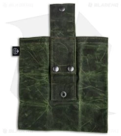 PNW Bushcraft Rugged Waxed Foraging Pouch Hip Bag - OD Green Canvas 8 PNW Bushcraft Rugged Waxed Foraging Pouch Hip Bag - OD Green Canvas -The Family Tools Shop PNWBushcraft Green OD Green Waxed Canvas Hip Pouch BHQ 176411 jr back