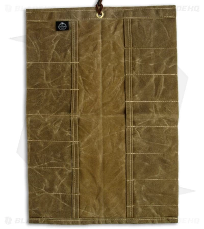 PNW Bushcraft Maple Pocket Knife Roll Waxed Canvas - Tan 5 PNW Bushcraft Maple Pocket Knife Roll Waxed Canvas - Tan - Image 3