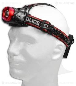 Police Security Elite Lookout Headlamp Red/Black (970 Lumens) 98070 -The Family Tools Shop Police Security Lookout Headlamp BHQ 116126 jr size