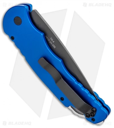 Pro-Tech TR-4.3 Tactical Response 4 Automatic Knife Dark Blue (4" Black) 5 Pro-Tech TR-4.3 Tactical Response 4 Automatic Knife Dark Blue (4" Black) - Image 3