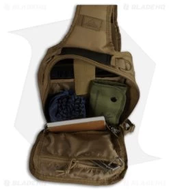 Red Rock Outdoor Gear Large Rover Sling Pack Coyote -The Family Tools Shop Red Rock Outdoor Gear Large Rover Sling Pack Coyote BHQ 118616 td open