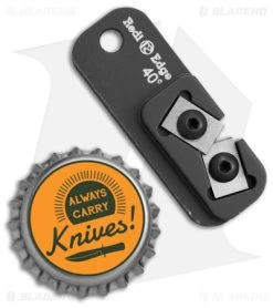 Redi Edge Dog Tag 40 Degree Sharpener Small Black -The Family Tools Shop Redi Edge Dog Tag Sharpener Small 40 BHQ 111430 td size