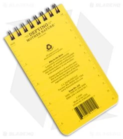Rite In The Rain EMS Vital Stats Top Bound 3" X 5" All-Weather Notebook (Yellow) -The Family Tools Shop Rite in the Rain EMS Vital Stats 3x5 BHQ 60810 jr back