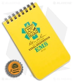 Rite In The Rain EMS Vital Stats Top Bound 3" X 5" All-Weather Notebook (Yellow) -The Family Tools Shop Rite in the Rain EMS Vital Stats 3x5 BHQ 60810 jr bottlecap