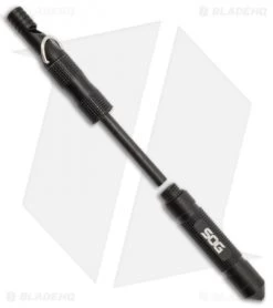 SOG Flint Aluminum Pocket Tool (Black) FT1001 -The Family Tools Shop SOG Flint FT1001 CP jr open