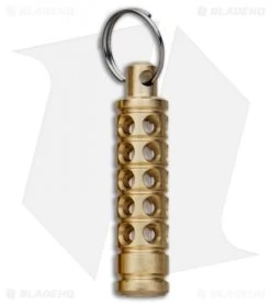 Spalinger Gear Brass Round Grooved Lantern (Satin)