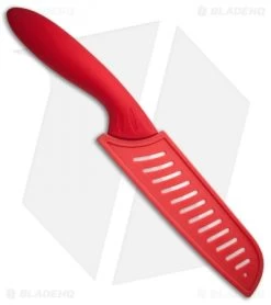 Stone River Gear Two Piece White/Red Ceramic Knife Set - SRG23CKR -The Family Tools Shop Stone River Gear 2 Piece White Red SRG23CKR BHQ 51680 jr knife 1 sheath