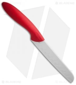 Stone River Gear Two Piece White/Red Ceramic Knife Set - SRG23CKR -The Family Tools Shop Stone River Gear 2 Piece White Red SRG23CKR BHQ 51680 jr knife 1 spine