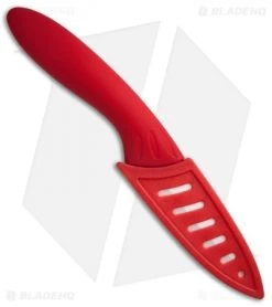 Stone River Gear Two Piece White/Red Ceramic Knife Set - SRG23CKR -The Family Tools Shop Stone River Gear 2 Piece White Red SRG23CKR BHQ 51680 jr knife 2 sheath