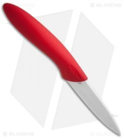 Stone River Gear Two Piece White/Red Ceramic Knife Set - SRG23CKR -The Family Tools Shop Stone River Gear 2 Piece White Red SRG23CKR BHQ 51680 jr knife 2 spine