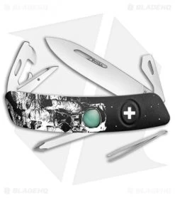 Swiza D04 Moonwalk Swiss Pocket Knife Black (3" Satin)